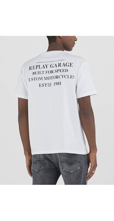 モーターサイクルプリントTシャツ 詳細画像